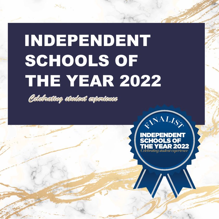 We are a Finalist for the British International School of the Year 2022