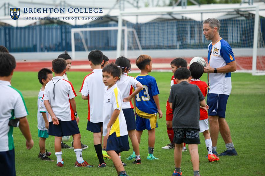 The Prep children enthusiastically participated in their weekly Football CCA on Wednesday