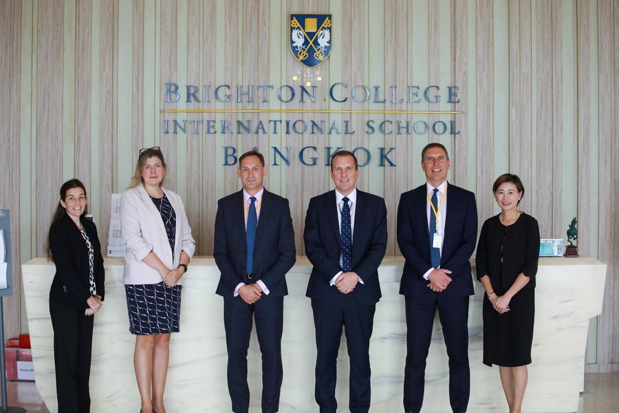  welcome visitors from Brighton College UK