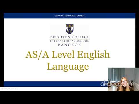 Preview image for the video "A Level English Language". Preview image for the video "A Level English Language".
